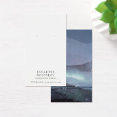 Abstract Blauw Oorbel Sieraden Display Visitekaartje (Bureau)