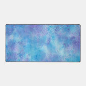 Abstract blauw Paars Bureaumat (Voorkant)