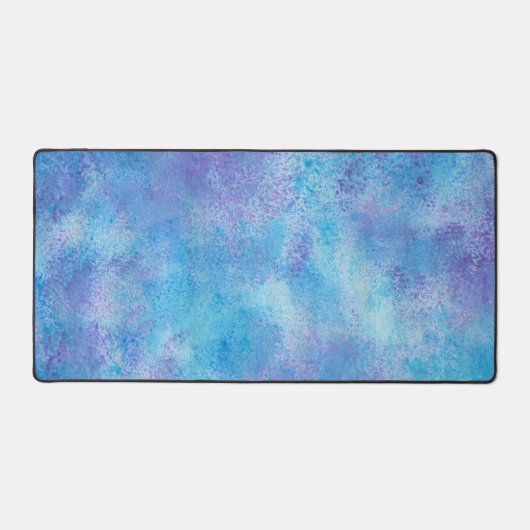 Abstract blauw Paars Bureaumat (Voorkant)