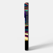 Abstract blauw paars goud smaragdgroen geel Case-Mate iPhone case (Achterkant / Links)