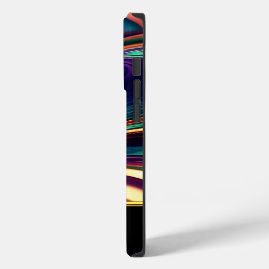 Abstract blauw paars goud smaragdgroen geel Case-Mate iPhone case (Achterkant / Links)