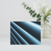 Abstract blauw patroon briefkaart (Staand voorkant)