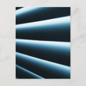 Abstract blauw patroon briefkaart (Voorkant)