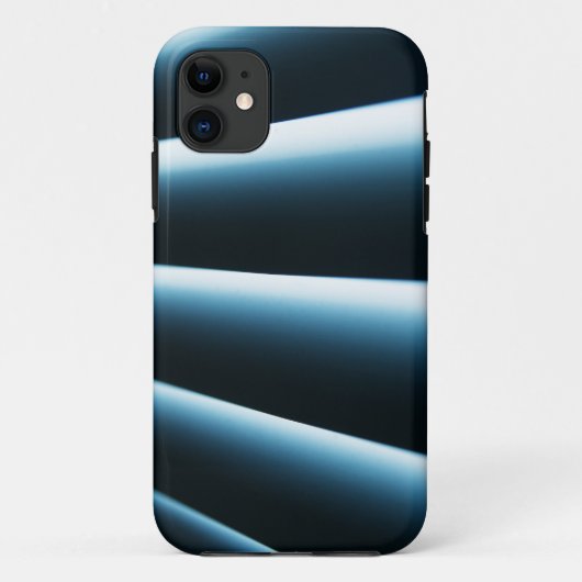 Abstract blauw patroon Case-Mate iPhone case (Achterkant)