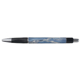 Abstract blauw patroon pen