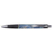 Abstract blauw patroon pen (Achterkant)