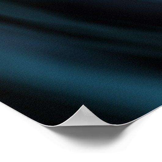 Abstract blauw poster (Hoek)