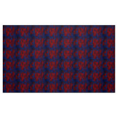 Abstract blauw/rood stof (Fat Quarter)