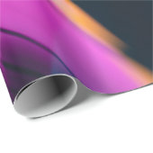 Abstract blauw & roze vignet inpakpapier (Rol Hoek)