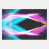 Abstract blauw & roze vignet inpakpapier (Voorkant 2)