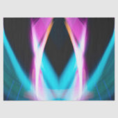 Abstract blauw & roze vignet tissuepapier (Voorkant)