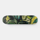 Abstract Blauw Skateboard (Horizontaal)