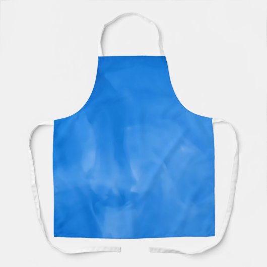 Abstract Blauw Splash Vloeibaar Marmer Schort (Voorkant)