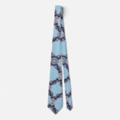 Abstract blauw stropdas (Voorkant)