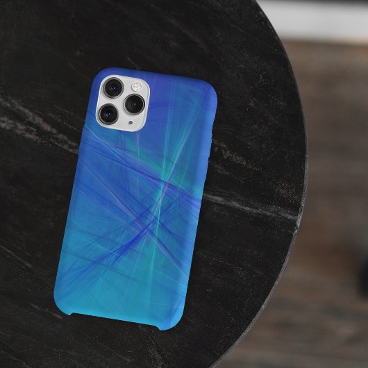 Abstract Blauw Turquoise Verloop Case-Mate iPhone Case