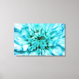 Abstract blauw ventilatorcanvas canvas afdruk