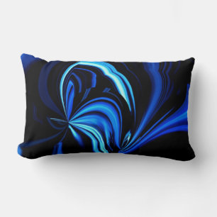 Abstract blauw vlinderSierkussen Kussen