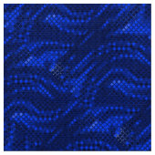 Abstract blauw wervelpatroon stof (Close Up)