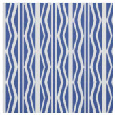 Abstract blauw-wit geometrisch patroon stof (Swatch)