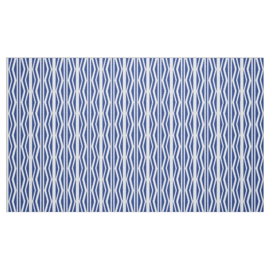 Abstract blauw-wit geometrisch patroon stof (Fat Quarter)