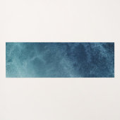 Abstract blauw yogamat (Achterkant (horizontaal))