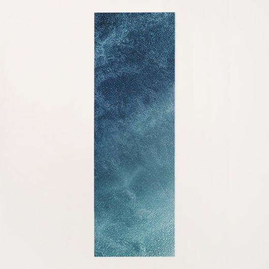 Abstract blauw yogamat (Achterkant)