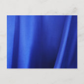 Abstract blauw zijdeweefsel briefkaart (Voorkant)