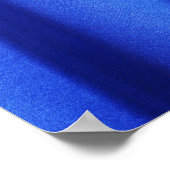 Abstract blauw zijdeweefsel poster (Hoek)