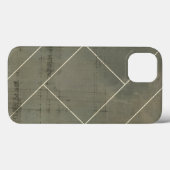 Abstract Blauwdruk met Geometrische Vormen Case-Mate iPhone Case (Achterkant (horizontaal))