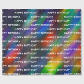 Abstract blauwontwerp voor de geboorte cadeaupapier (Vlak)