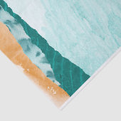 Abstract Blauwrivierdepots Tissuepapier (Detail)