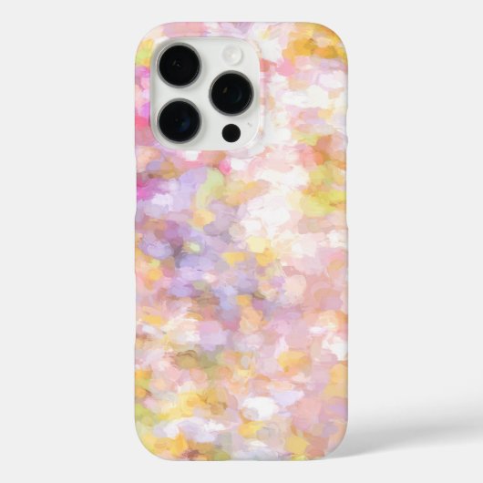 Abstract Bleek geel kunstdeeg Case-Mate iPhone Case (Achterkant)