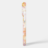 Abstract Bleek geel kunstdeeg Case-Mate iPhone Case (Achterkant / Links)