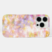 Abstract Bleek geel kunstdeeg Case-Mate iPhone Case (Achterkant (horizontaal))