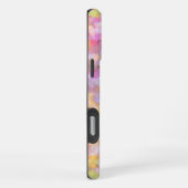 Abstract Bleek geel kunstdeeg iPhone Hoesje (Rechterkant)