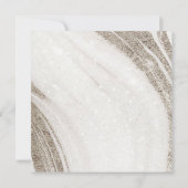 Abstract Bleek goudmarmer Agate Wedding Save The Date (Achterkant)