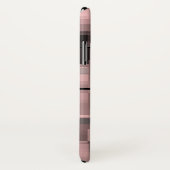 Abstract Bleek roze zwart wit grijs Case-Mate iPhone Case (Achterkant / rechts)