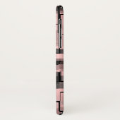 Abstract Bleek roze zwart wit grijs Case-Mate iPhone Case (Achterkant/links)