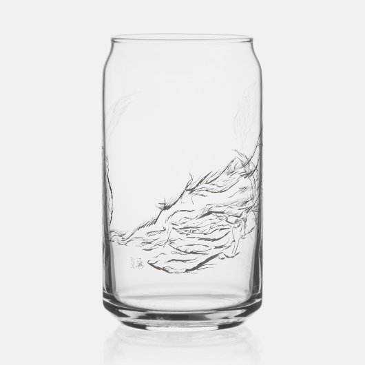 abstract blikvorm glas (Links)