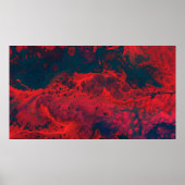 ABSTRACT BLOEDVEZEL POSTER (Voorkant)