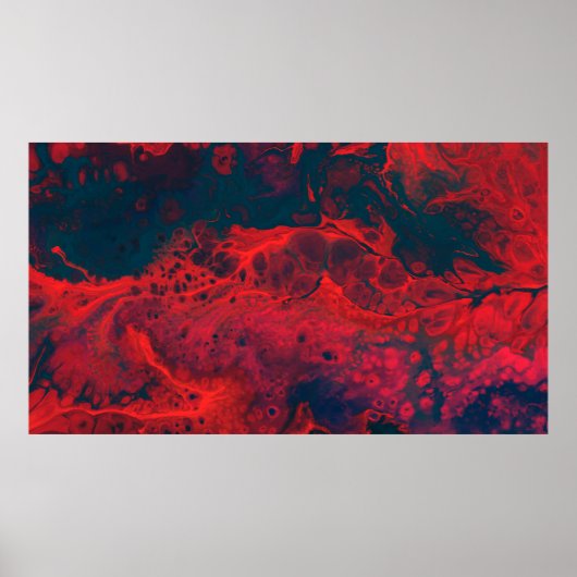 ABSTRACT BLOEDVEZEL POSTER (Voorkant)