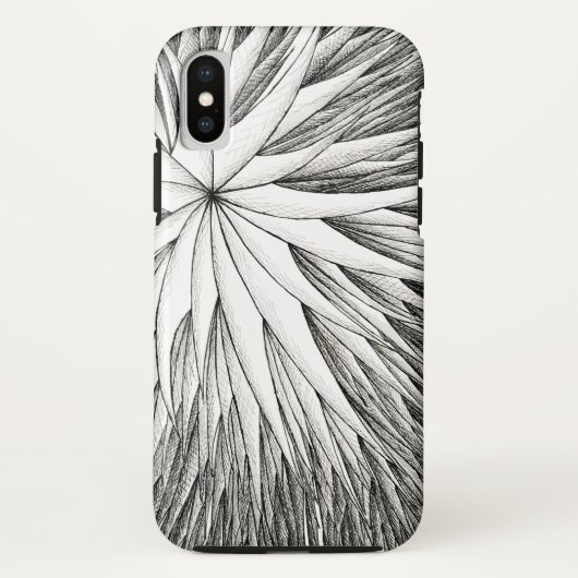 Abstract Bloem - Apple iPhone / iPad hoesje (Achterkant)