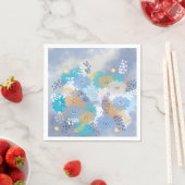 Abstract bloem bruiloft servet (Insitu)