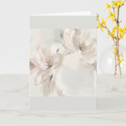 "Abstract Bloem" Kaart (Gele Bloem)