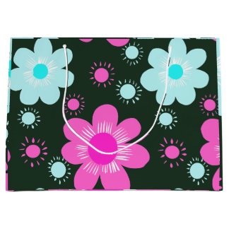 Abstract Bloem Motief Mandala Ontwerp rood Groot Cadeauzakje
