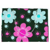 Abstract Bloem Motief Mandala Ontwerp rood Groot Cadeauzakje (Achterkant)