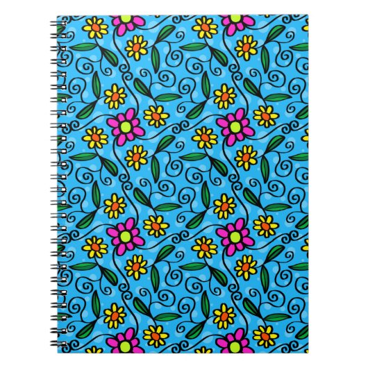 Abstract Bloem Notitieboek (Voorkant)