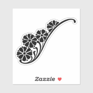 abstract-bloem-planta sticker