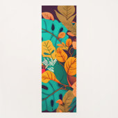 Abstract bloemboeket yogamat (Voorkant)