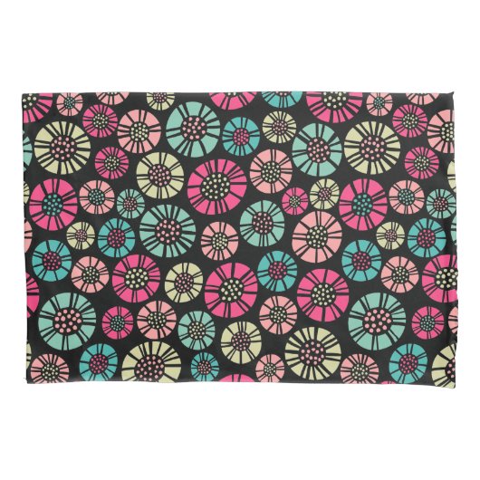 Abstract Bloemen 031023 - Kleuren 01 Kussensloop (Voorkant)